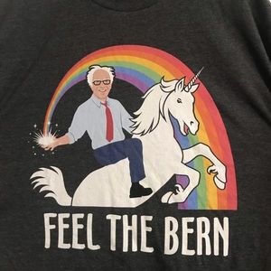 Bernie Sanders Riding Unicorn T-shirt